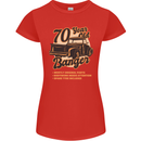 70 Year Old Banger Birthday 70th Year Old Womens Petite Cut T-Shirt Red