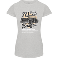 70 Year Old Banger Birthday 70th Year Old Womens Petite Cut T-Shirt Sports Grey
