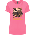 70 Year Old Banger Birthday 70th Year Old Womens Wider Cut T-Shirt Azalea