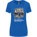 70 Year Old Banger Birthday 70th Year Old Womens Wider Cut T-Shirt Royal Blue