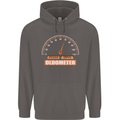 70th Birthday 70 Year Old Ageometer Funny Mens 80% Cotton Hoodie Charcoal