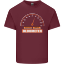 70th Birthday 70 Year Old Ageometer Funny Mens Cotton T-Shirt Tee Top Maroon