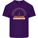 70th Birthday 70 Year Old Ageometer Funny Mens Cotton T-Shirt Tee Top Purple