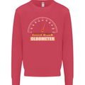 70th Birthday 70 Year Old Ageometer Funny Mens Sweatshirt Jumper Heliconia