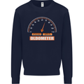 70th Birthday 70 Year Old Ageometer Funny Mens Sweatshirt Jumper Navy Blue