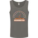 70th Birthday 70 Year Old Ageometer Funny Mens Vest Tank Top Charcoal