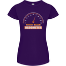 70th Birthday 70 Year Old Ageometer Funny Womens Petite Cut T-Shirt Purple