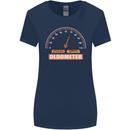 70th Birthday 70 Year Old Ageometer Funny Womens Wider Cut T-Shirt Navy Blue