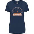 70th Birthday 70 Year Old Ageometer Funny Womens Wider Cut T-Shirt Navy Blue