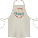 70th Birthday 70 Year Old Awesome Looks Like Cotton Apron 100% Organic Natural