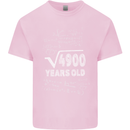 70th Birthday 70 Year Old Geek Funny Maths Mens Cotton T-Shirt Tee Top Light Pink