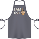 70th Birthday Funny Offensive 70 Year Old Cotton Apron 100% Organic Steel