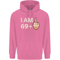 70th Birthday Funny Offensive 70 Year Old Mens 80% Cotton Hoodie Azelea