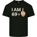 70th Birthday Funny Offensive 70 Year Old Mens Cotton T-Shirt Tee Top Black