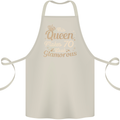 70th Birthday Queen Seventy Years Old 70 Cotton Apron 100% Organic Natural