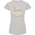 70th Birthday Queen Seventy Years Old 70 Womens Petite Cut T-Shirt Sports Grey