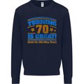 70th Birthday Turning 70 Is Great Year Old Mens Sweatshirt Jumper Navy Blue