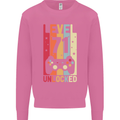 71st Birthday 71 Year Old Level Up Gamming Mens Sweatshirt Jumper Azalea