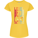 71st Birthday 71 Year Old Level Up Gamming Womens Petite Cut T-Shirt Yellow