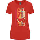 71st Birthday 71 Year Old Level Up Gamming Womens Wider Cut T-Shirt Red
