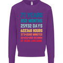 71st Birthday 71 Year Old Mens Sweatshirt Jumper Purple