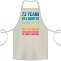 73rd Birthday 73 Year Old Cotton Apron 100% Organic Natural