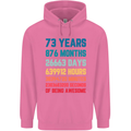 73rd Birthday 73 Year Old Mens 80% Cotton Hoodie Azelea