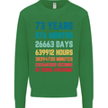 73rd Birthday 73 Year Old Mens Sweatshirt Jumper Irish Green