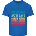 76th Birthday 76 Year Old Mens Cotton T-Shirt Tee Top Royal Blue
