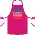 78th Birthday 78 Year Old Cotton Apron 100% Organic Pink