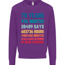 78th Birthday 78 Year Old Mens Sweatshirt Jumper Purple