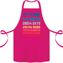 79th Birthday 79 Year Old Cotton Apron 100% Organic Pink