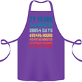 79th Birthday 79 Year Old Cotton Apron 100% Organic Purple