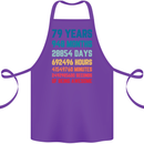 79th Birthday 79 Year Old Cotton Apron 100% Organic Purple
