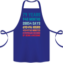 79th Birthday 79 Year Old Cotton Apron 100% Organic Royal Blue