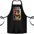 79th Birthday 79 Year Old Level Up Gamming Cotton Apron 100% Organic Black