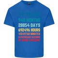 79th Birthday 79 Year Old Mens Cotton T-Shirt Tee Top Royal Blue