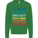 79th Birthday 79 Year Old Mens Sweatshirt Jumper Irish Green