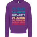 79th Birthday 79 Year Old Mens Sweatshirt Jumper Purple