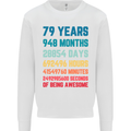 79th Birthday 79 Year Old Mens Sweatshirt Jumper White