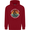 7 Year Wedding Anniversary 7th Marriage Mens 80% Cotton Hoodie Red