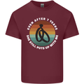 7 Year Wedding Anniversary 7th Marriage Mens Cotton T-Shirt Tee Top Maroon