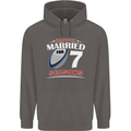 7 Year Wedding Anniversary 7th Rugby Mens 80% Cotton Hoodie Charcoal
