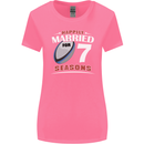 7 Year Wedding Anniversary 7th Rugby Womens Wider Cut T-Shirt Azalea