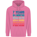 7th Birthday 7 Year Old Childrens Kids Hoodie Azalea