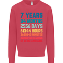 7th Birthday 7 Year Old Kids Sweatshirt Jumper Heliconia