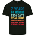 7th Birthday 7 Year Old Kids T-Shirt Childrens Black