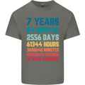 7th Birthday 7 Year Old Kids T-Shirt Childrens Charcoal