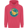 7th Birthday Dinosaur T-Rex 7 Year Old Childrens Kids Hoodie Heliconia