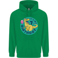 7th Birthday Dinosaur T-Rex 7 Year Old Childrens Kids Hoodie Irish Green